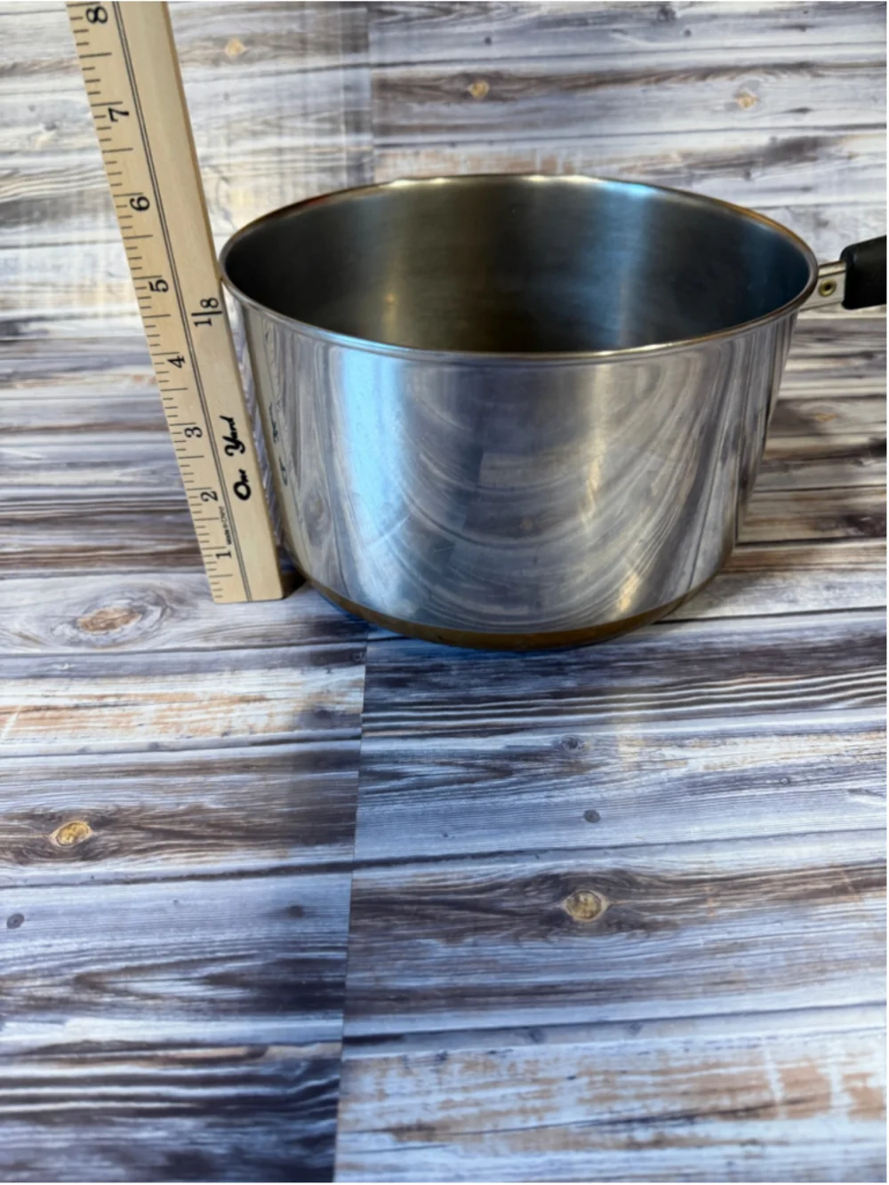 Revere ware copper bottom 4 quart sauce pan made in the USA